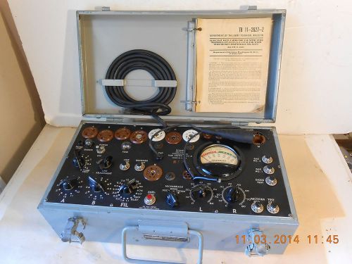 MILITARY VACUUM TUBE TESTER I-177-B SUPREME DYNAMIC MUTUAL CONDUCTANCE