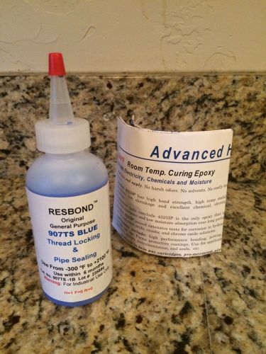 NEW RESBOND 907TS BLUE, HI-TEMP -300/ 2100 Degree Thread Locking &amp; Pipe Sealing