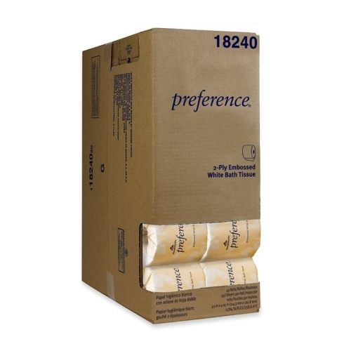 Ctn of 40 georgia-pacific preference embossed bathroom tissue - 4&#034;x4.05&#034; for sale