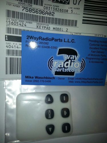 New OEM Motorola XTS3000 R Rubber Keypad for Model 2 II (UHF, VHF, 800) radios