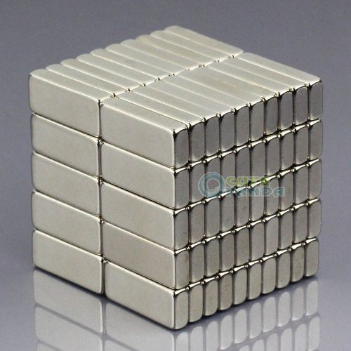 100pcs N50 Supper Strong Block Cuboid 15 x 6 x 3 mm Rare Earth Neodymium Magnet