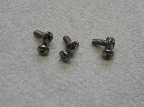 95 each 10-24 x 5/8&#034; stainless steel round phillips head machine screws new! for sale