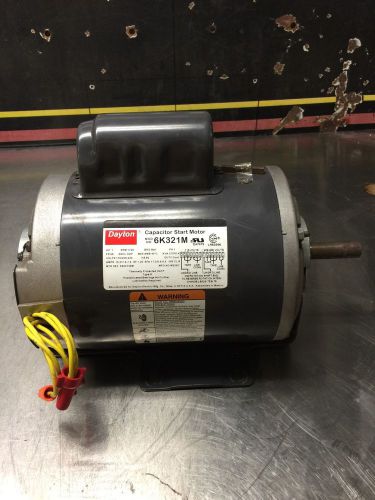 Dayton 5k921 general purpose motor,1 hp,1725 rpm, 6k321m lift hoist motor for sale