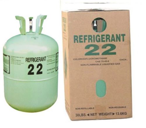 E R22 Refrigerant, 30 Lb Disposable Tank