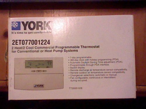 New york programmable thermostat conventional  heat pump t7350b1028 2et077001224 for sale