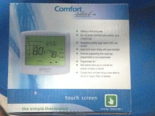 Comfort stat touch screen digital thermostat 3 heat 2 cool for sale