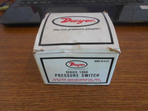 NEW DWYER SERIES 1900 PRESSURE SWITCH