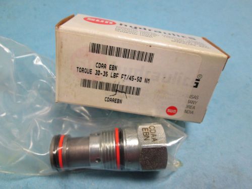 NEW Sun Hydraulics Hydraulic Cartridge Valve CDAA-EBN