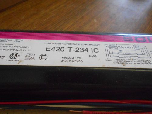 NEW SOLA BASIC BALLAST 277V E420-T-234IC