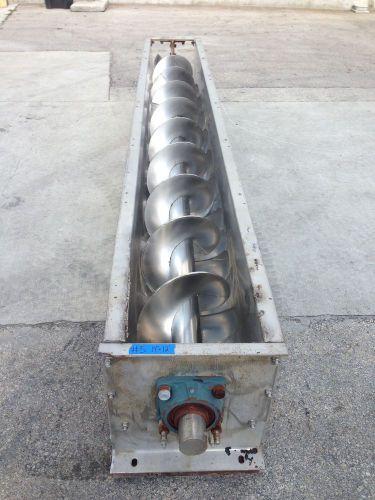 STAINLESS STEEL SCREW CONVEYOR - 14&#034; X 12&#039;