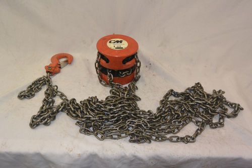 CM CORP. 1 TON Chain Hoist with 12ft Drop #2