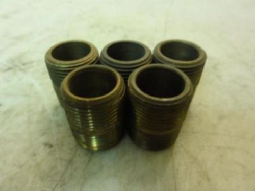 25633 New-No Box, CVP Systems  215PN12 Lot-5 Brass Nip Close 3/4&#034; NPT