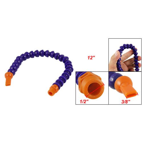 2015 3/8&#034; Nozzle Oil Water Flexible Coolant Pipe Hose 12&#034;