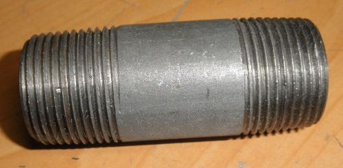 3/4&#034; X 2 1/2&#034; Schd 40 Galvanized Iron Pipe Nipple