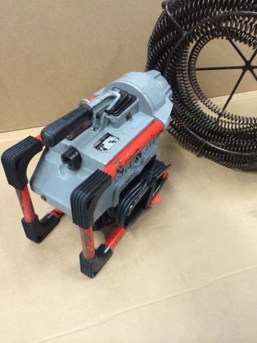 Ridgid kollmann k-60 sectional machine drain cleaner w/ snake  l@@k-save!!! for sale