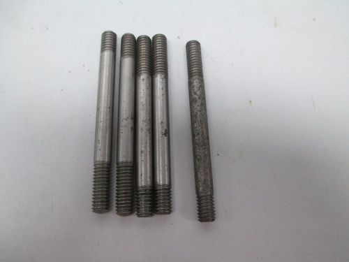 Lot 5 new waukesha 10bdo11 double ended pump stud 5/16x3-1/2in d265508 for sale