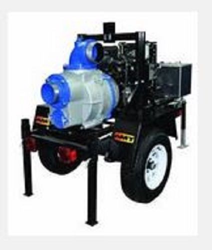 Amt 5585-h6 - 6&#034; trailered trash pump - 60,000 gph - 24 hp honda gasoline engine for sale