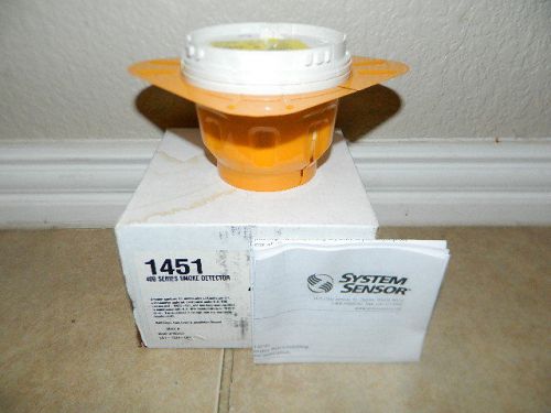 NEW SYSTEM SENSOR 1451 SMOKE DETECTOR 400 SERIES