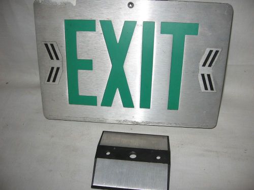 LITHONIA COMMERCIAL INDUSTRIAL ALUMINUM EXIT SIGN L@@K