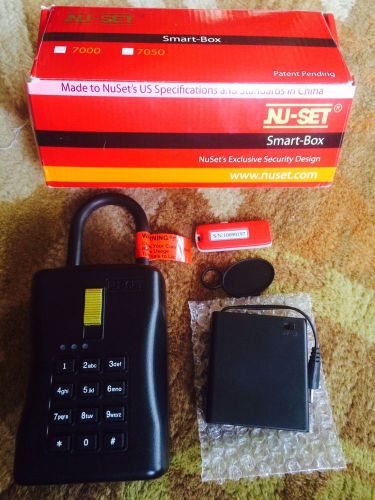 Nu-set smart-box electronic combination lockbox. excellent condition! for sale