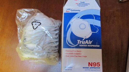 GATEWAY SAFETY_ TRU AIR_VENTED RESPIRATOR_80302V_N95_NIOSH APPROVED_BOX OF 10