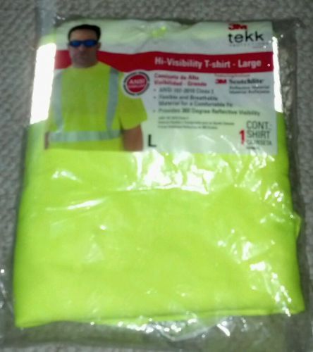 ANSI CLASS 2 3M Tekk Hi-Visibility T-shirt LARGE