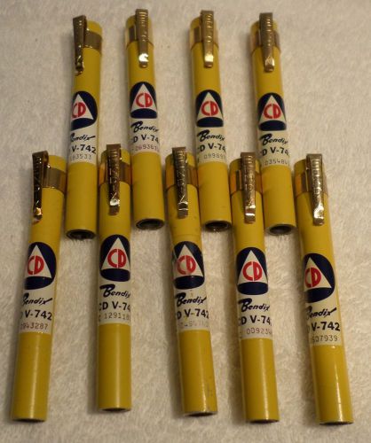 Lot of 9 bendix dosimeters  model cdv-742 free shipping for sale