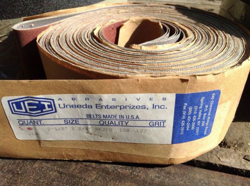 Uneeda 2 1/2&#034;X 242&#034; Sanding Belts Emory Cloth