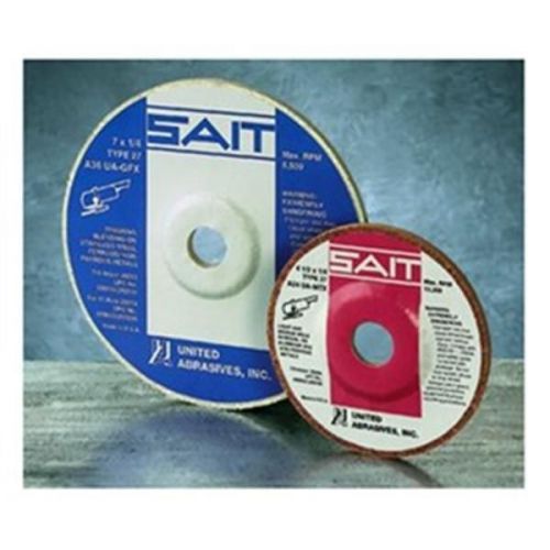 Sait 29201 4X1/4X5/8 A36 Cotton Fiber, Latex Bond Blending Wheels |Pkg.10