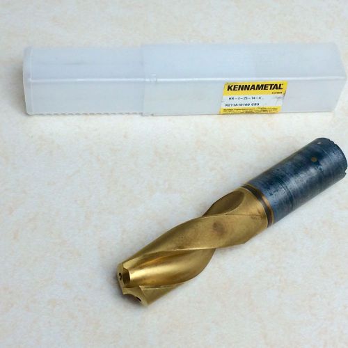 Kennametal K211A10100 CS3, Coolant Thru Solid Carbide Screw Machine Drill Bit