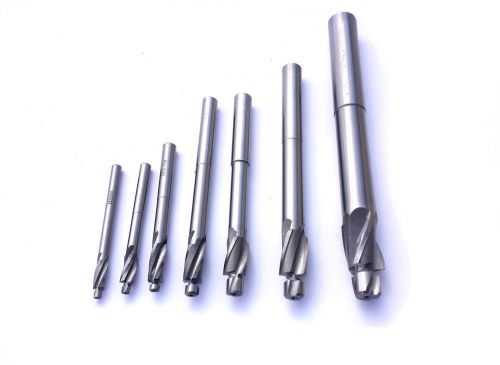 7 piece hss 3 flute solid pilot counterbore set (2007-0002) for sale