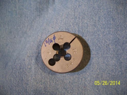 Card 5/16 - 24, 1 15/16&#034; diameter  die machinist  tools tooling taps for sale