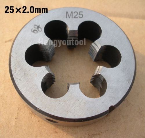 Lot 1pcs Metric Right Hand Die M25x2.0 mm Dies Threading Tools