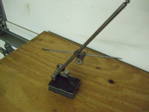 Atlas lathe southbend surface gauge brown&amp;sharpe no.621 hardened base for sale