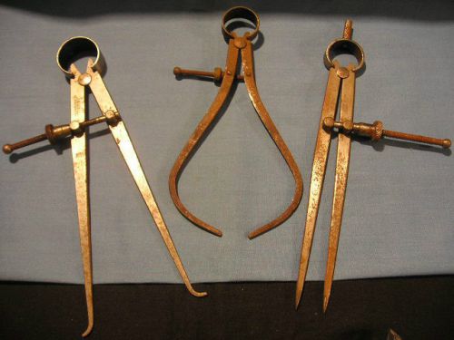 3 Vintage Calipers w/Lufkin