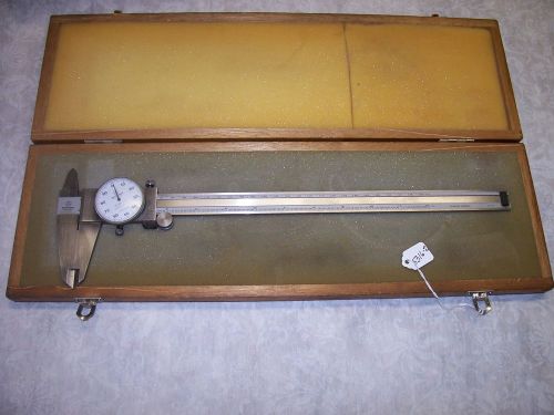 Calipers, Mitutoyo Machinist 12&#034; (.001&#034;) Dial Calipers No. 505-645-50, Japan