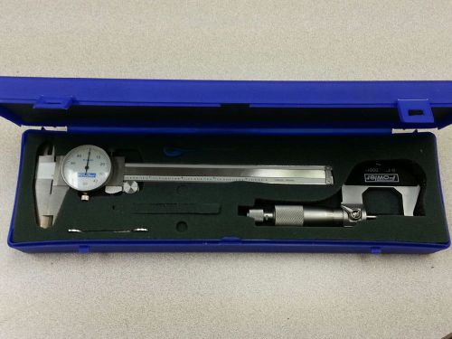 Fowler 3pc. Caliper &amp; Micrometer &amp; Rule Set