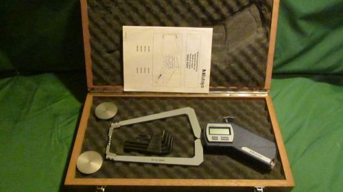 Mitutoyo digi-test 209-642 caliper gauge in wood case used for sale