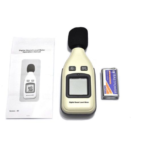 UN3F LCD Digital Sound Noise Level Meter 30-130dB Decibel Pressure Tester GM1351