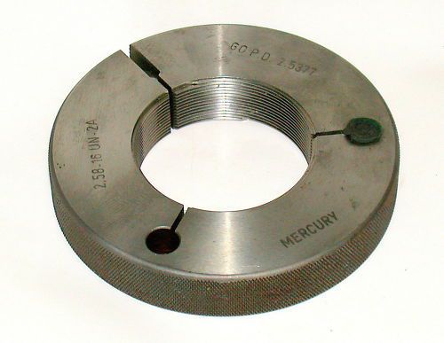 MERCURY  THREAD RING GAGE 2.58-16-UN-2A GO P.D.  2.5377