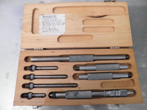 SCHERR-TUMICO # ST 1973 CM TUBULAR MICROMETER SET 8&#034;-32&#034; RANGE GAUGE PRECISION