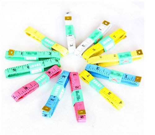 1.5m  soft plastic ruler tailor cloth body measure measuring flat tape for sale