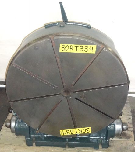 30&#034; Pratt &amp; Whitney Motorized Vertical Rotary Table