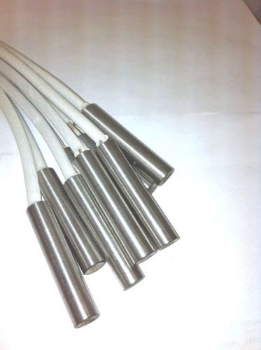 Cartridge heater 1/2&#034;diameter x 2 1/2&#034;long,230volt 200w w/internal thermocouples for sale