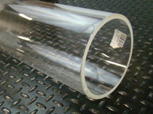 Spartech Townsend Clear Cast Acrylic Tube 5&#034; Od  1/4&#034; Wall 71&#034; Long