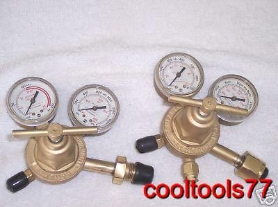 VICTOR SR 260A Acetylene 0781-0087 SR 250C Oxygen 0781-0027 Regulator Set Gauges