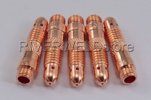 10N30 .040&#034; TIG Collet Bodies FIT TIG Welding Torch SR PTA WP17 18 26 Series,5PK