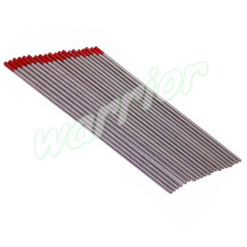 20pcs Tig Welding WT20 Tungsten Electrodes Rod 1/8&#034;/7&#034; 3.2mm*175mm Ground Finish