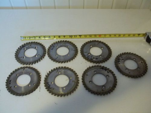 lot of 7 mini circular blade saw scoring gladu  fresh cut 6 inch carbide