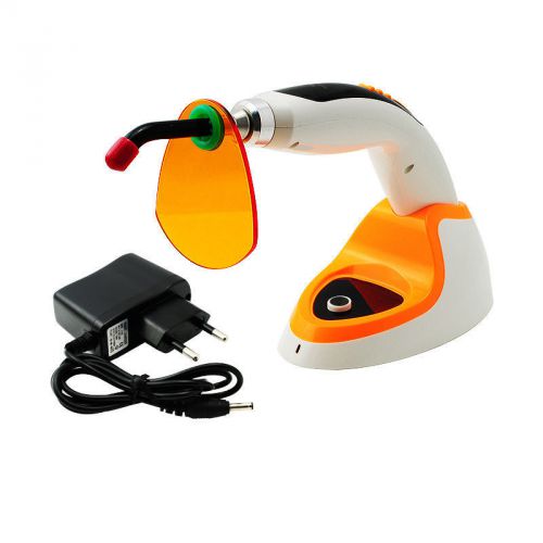 Wireless Cordless LED Dental Curing Light1400MW Teeth WhiteningAcceleratorORANGE